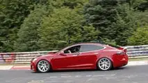 Tesla Model S Plaid spy photo