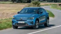 2022 Volvo C40 Recharge Exterior Front Quarter
