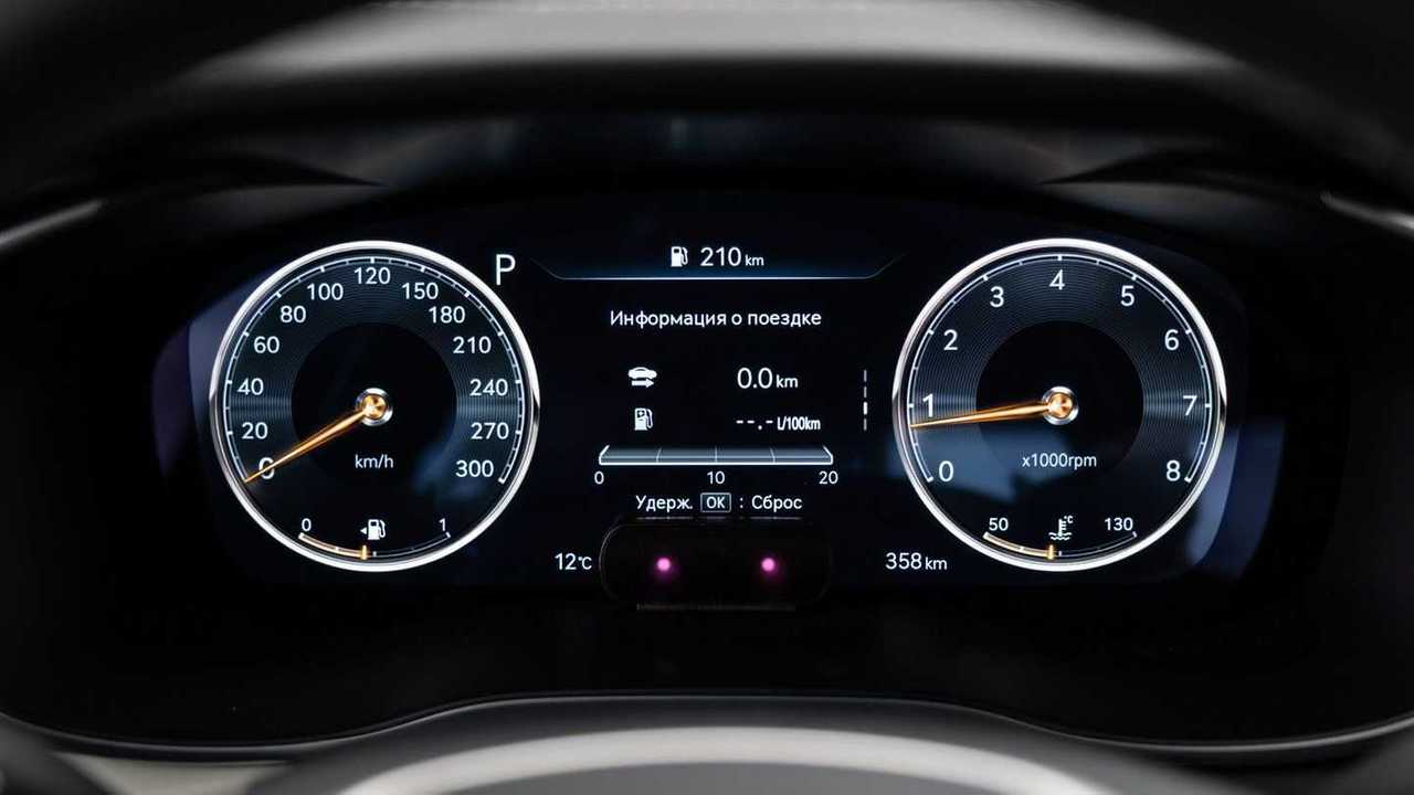 Genesis G70, панель приборов