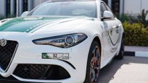 Alfa Romeo Giulia QV y Stelvio QV de la policía de Dubái