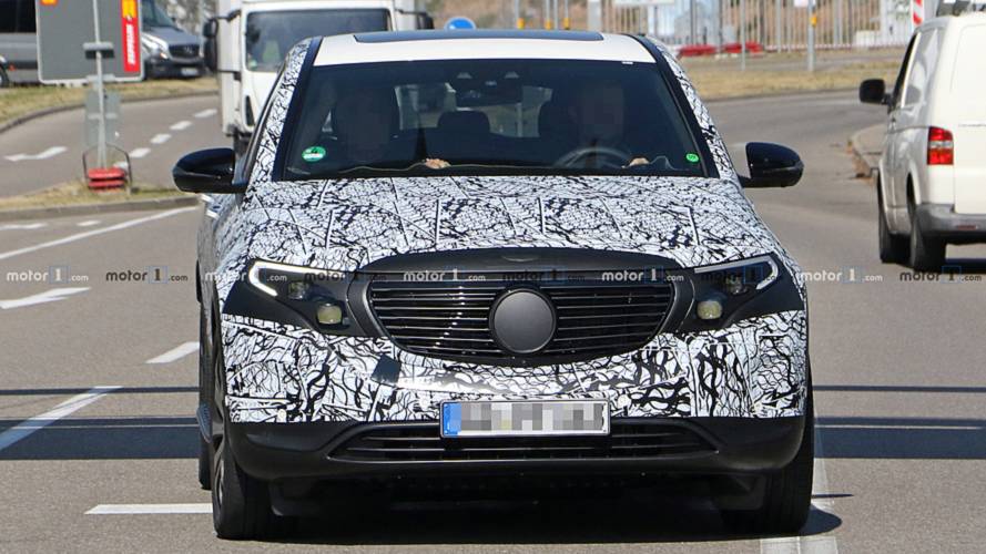 Mercedes EQ C Spy Photos