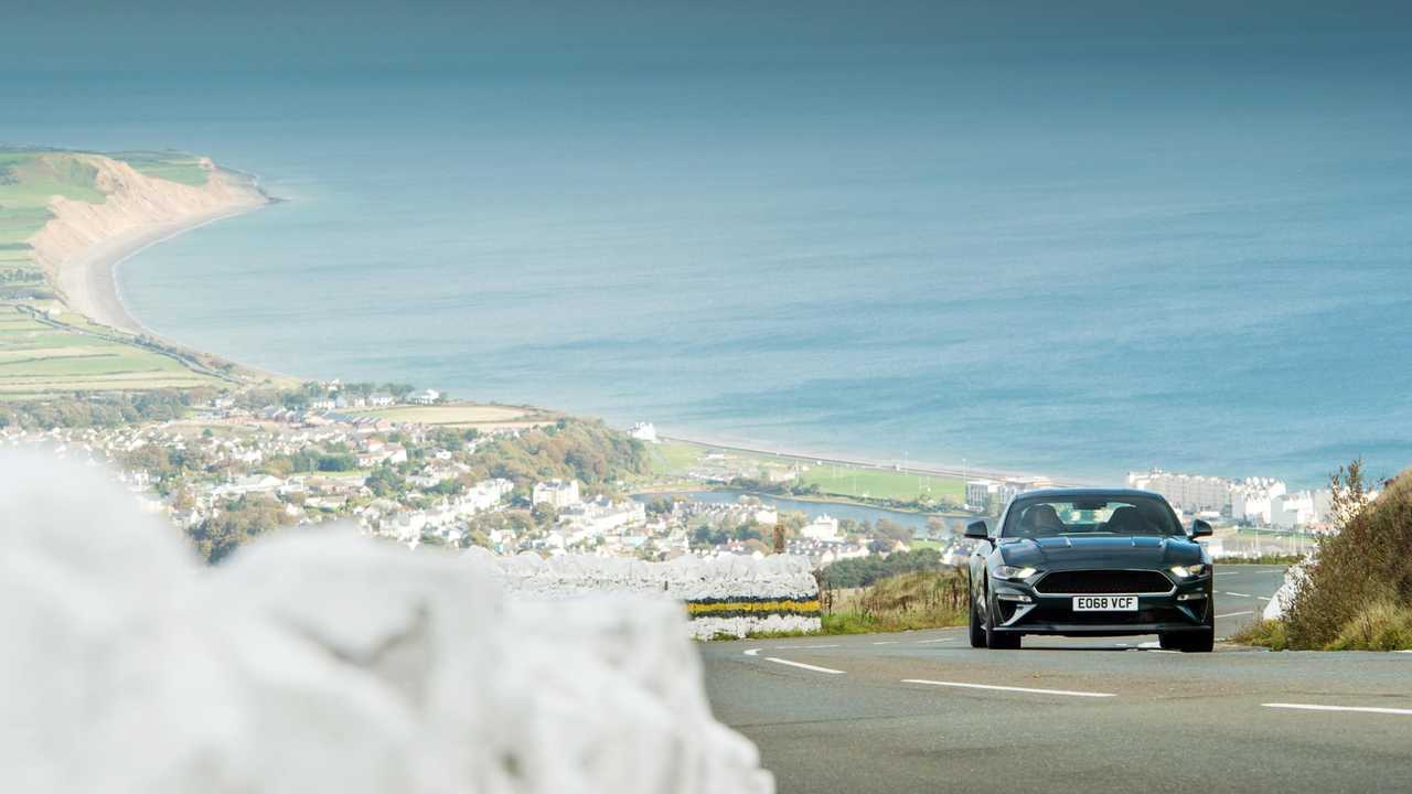 Ford Mustang Bullitt en la isla de Man