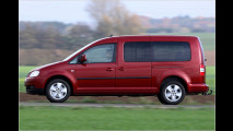 VW Caddy: Vier alle