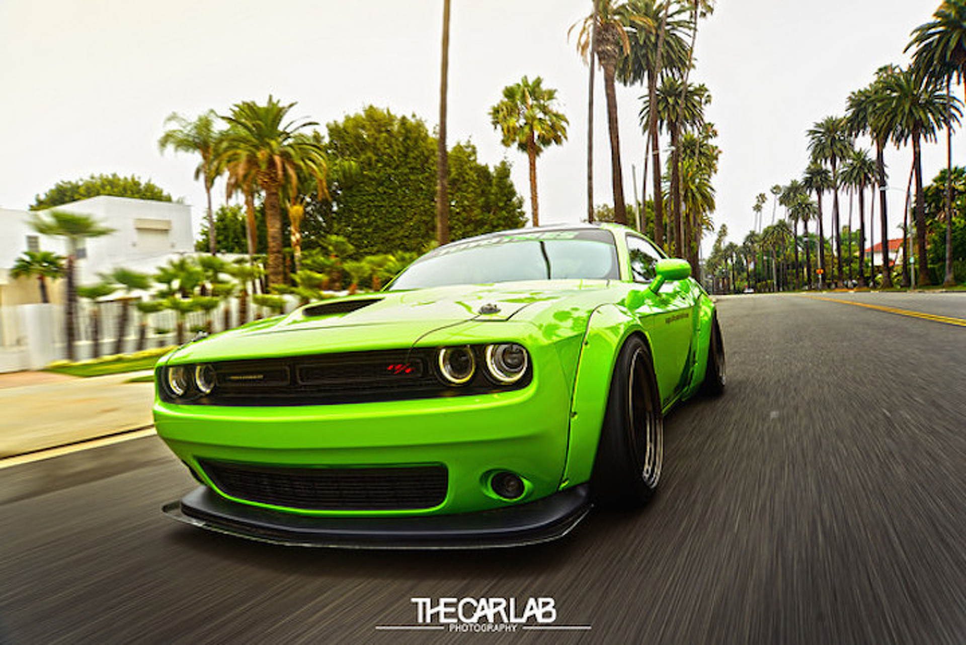 Liberty Walk Dodge Challenger #ProjectHulk is as Mean and Green as They Get