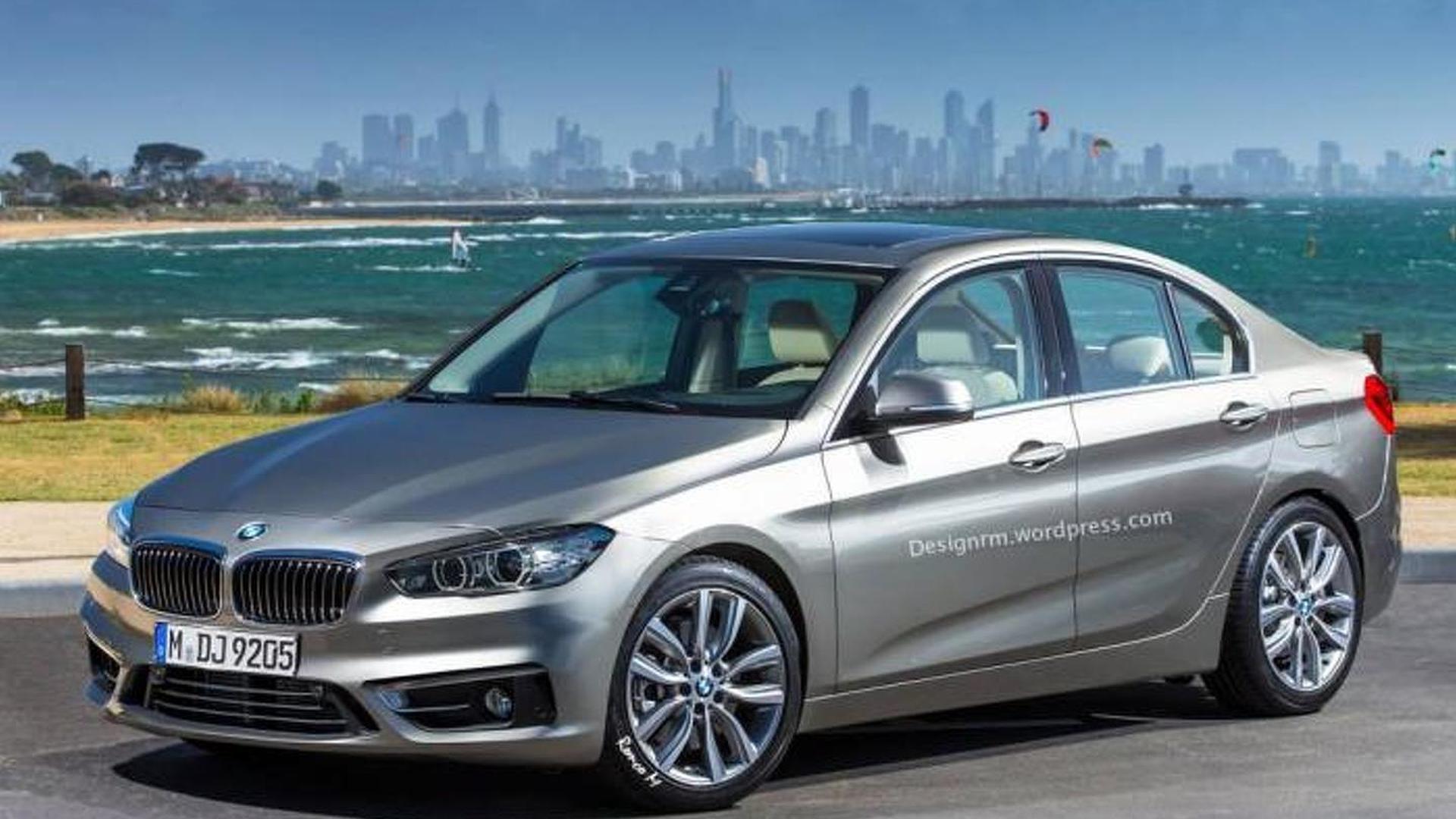 Bmw 1 Series Fwd Sedan Rendered Bmw 1 Series Fwd Sedan Rendered