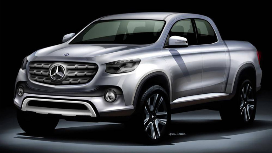 Rendu d'un pick-up Mercedes