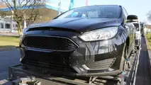 2018 Ford Focus chassis testing mule spy photo