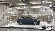 Tesla Model X with Bioweapon Defense Mode activated