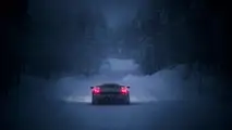 Pagani Huayra BC donmuş gölde
