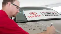 Toyota trades new Tundra for one with a million miles