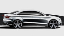 2013 Audi A3 teaser sketches 11.04.2011