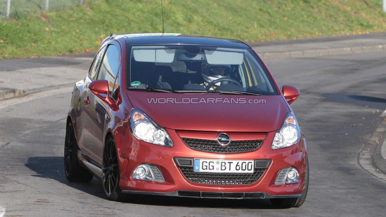 Opel Corsa Opc Nurburgring Edition Latest Spy Shots