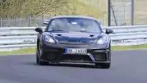2022 Porsche 718 Cayman GT4 RS spy photo