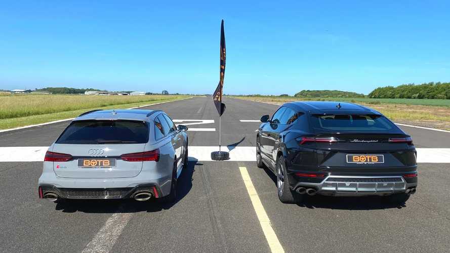 Gyorsulási verseny: Audi RS6 Avant vs. Lamborghini Urus (videó)