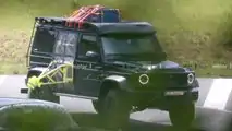 New Mercedes-Benz G550 4×4² spy photo