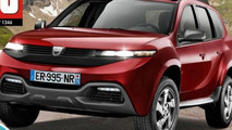 2017 Dacia Duster rendering / Auto Plus magazine