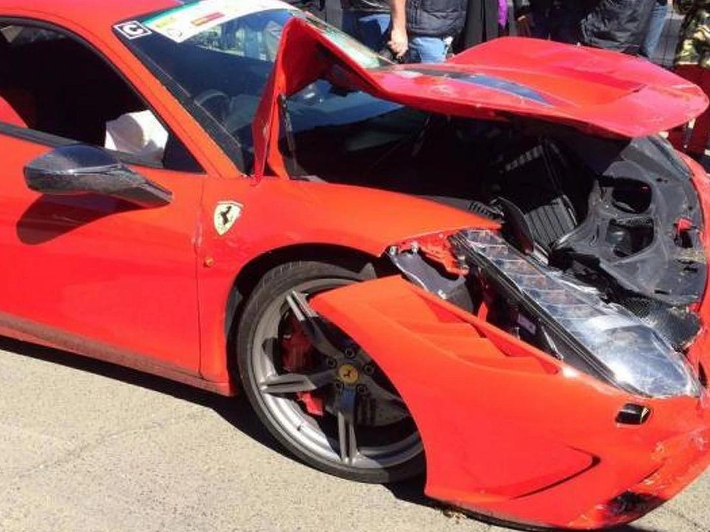 Ferrari 458 Speciale Severely Damaged At Track Day In South Africa