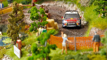 Citroen DS3 with scale rally scene
