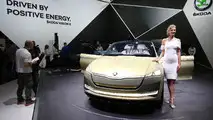 Skoda Vision E Concept live in Frankfurt