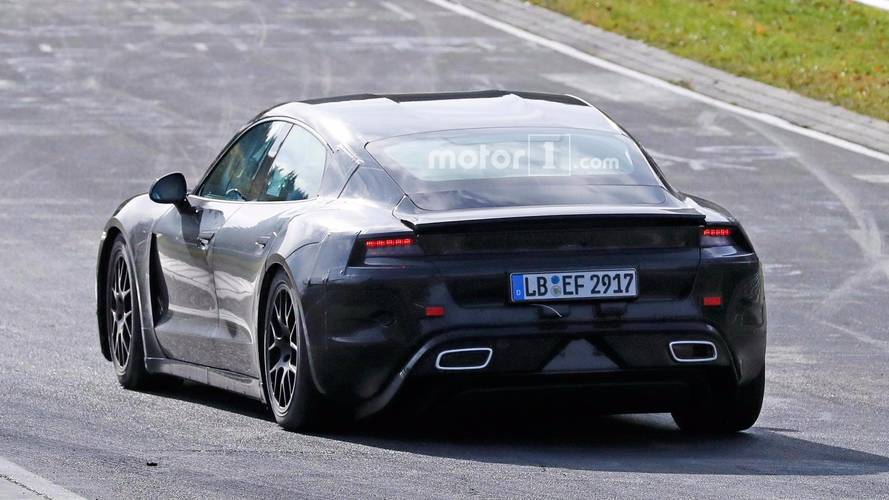 Porsche Mission E Nürburgring Spy Shots