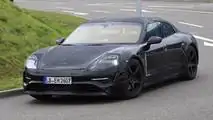 2020 Porsche Mission E spy photo