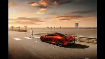 La McLaren P1 concept sul circuito del Bahrain