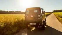 Electric Brands XBus (2022): Fahraufnahme vom Fullrunner-Prototyp