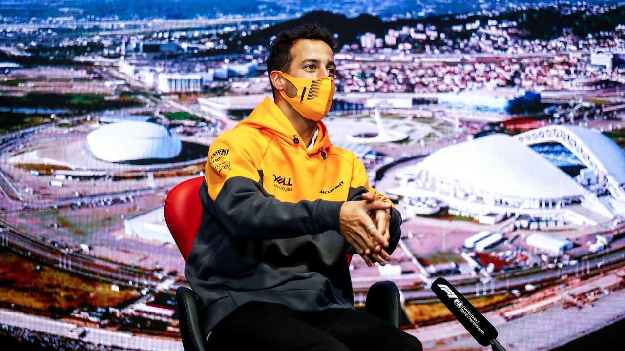 Daniel Ricciardo, McLaren in the Press Conference
