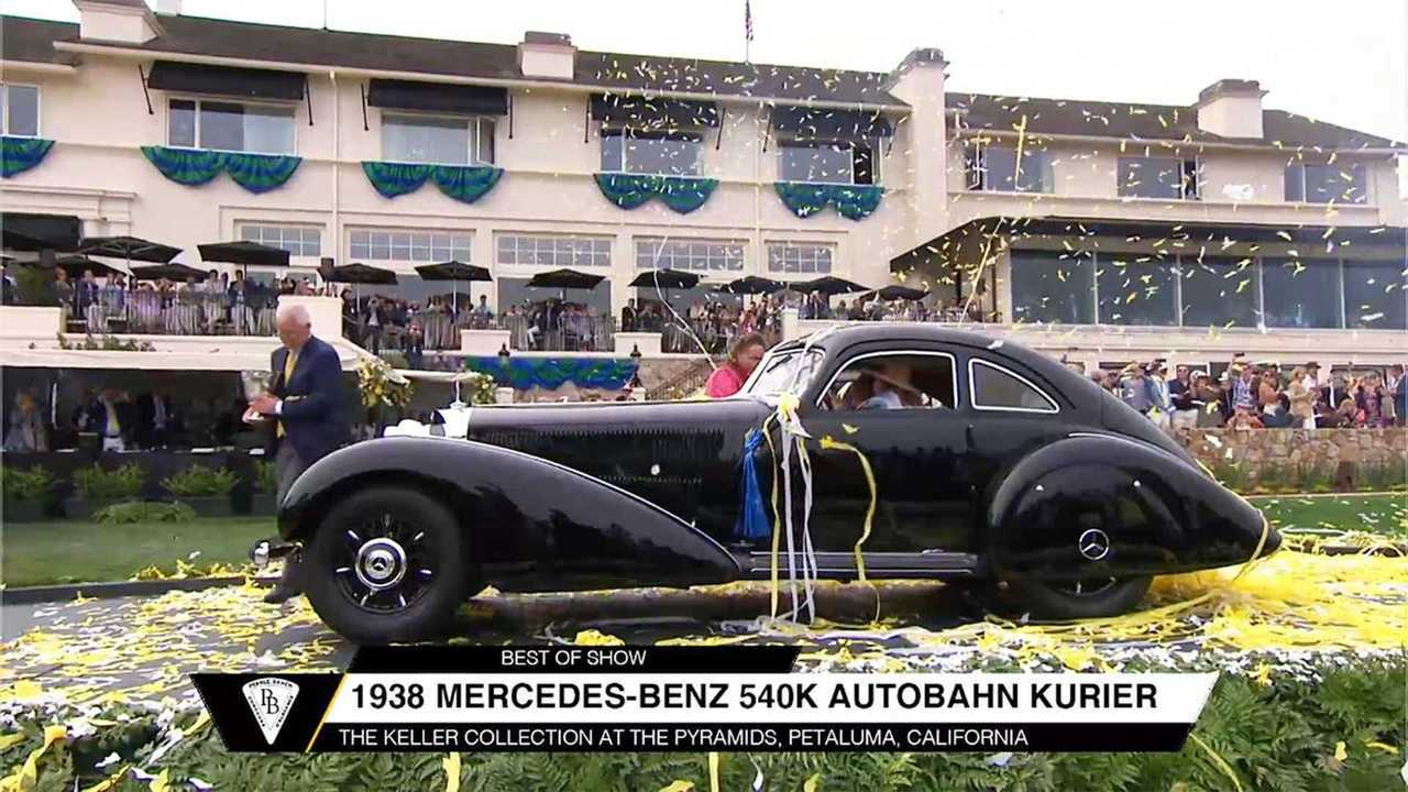 Mercedes 540K de 1938 en Pebble Beach 2021