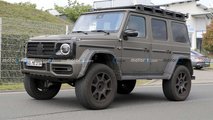 2022 Mercedes G-Class Squared new spy photo (front three-quarters)