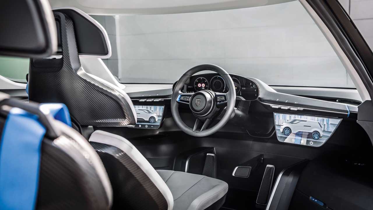 Porsche Vision Renndienst Elektrikli Minibüs Konsepti İç Mekanı