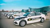 Skoda-Modelle als Polizeifahrzeuge: Georgien