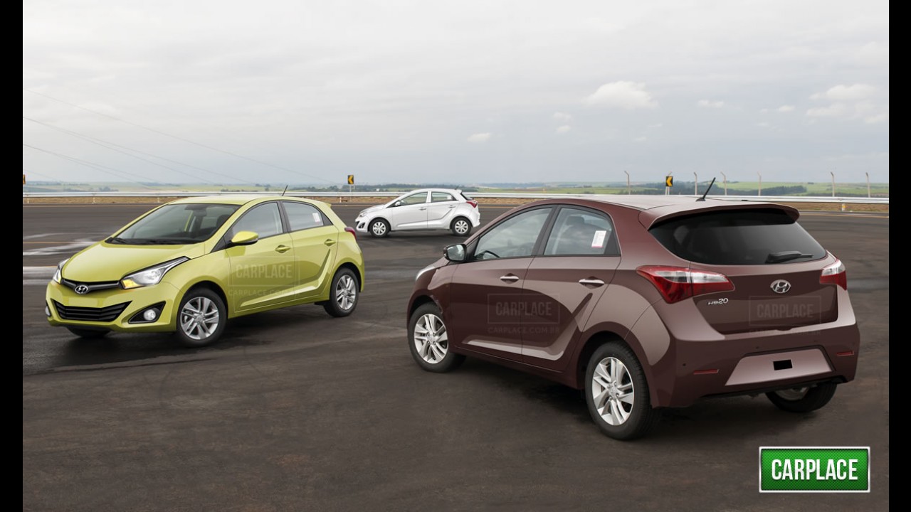 Este é o Novo Hyundai HB20: Tiramos a camuflagem e revelamos seu visual completo