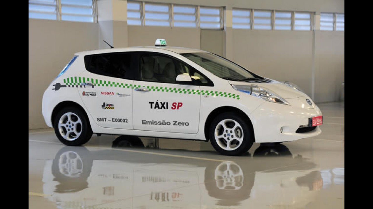 Programa Táxi Elétrico começa em São Paulo com Nissan LEAF
