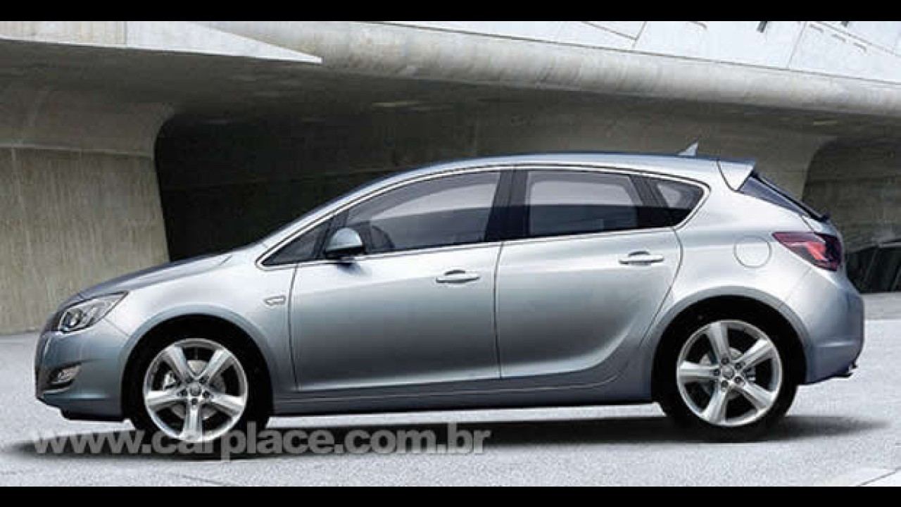 Novo Opel Astra 2010 - Surgem novas imagens da nova geração do hatch inspirado no Insignia