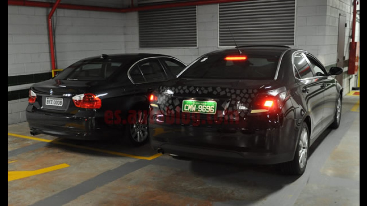 Flagra? Sedan chinês Roewe 550 é fotogrado camuflado em testes em São Paulo