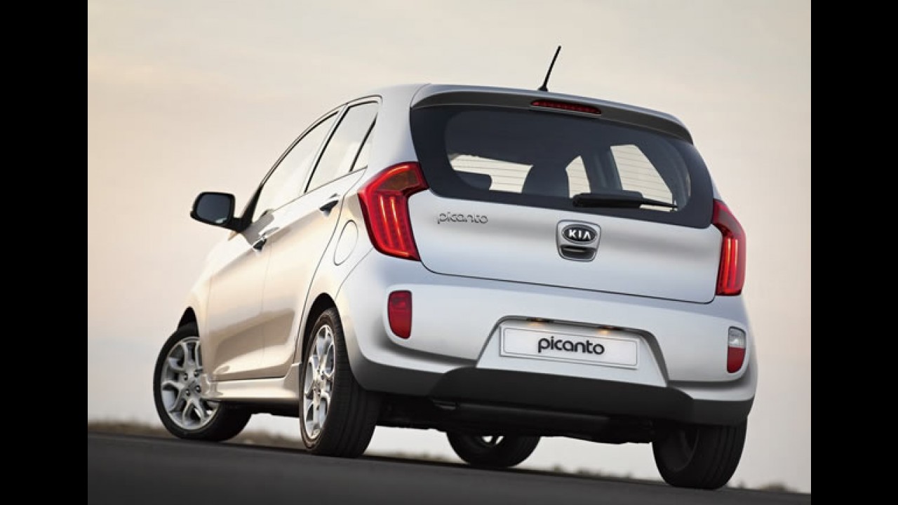 Novo Kia Picanto chega em agosto com motor 1.0 Flex e preço em torno de R$ 36 mil