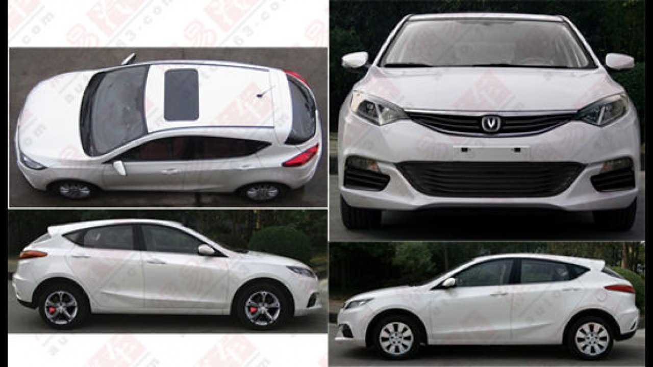 Considerado o mais belo carro chinês já fabricado, Changan Eado é flagrado sem disfarces