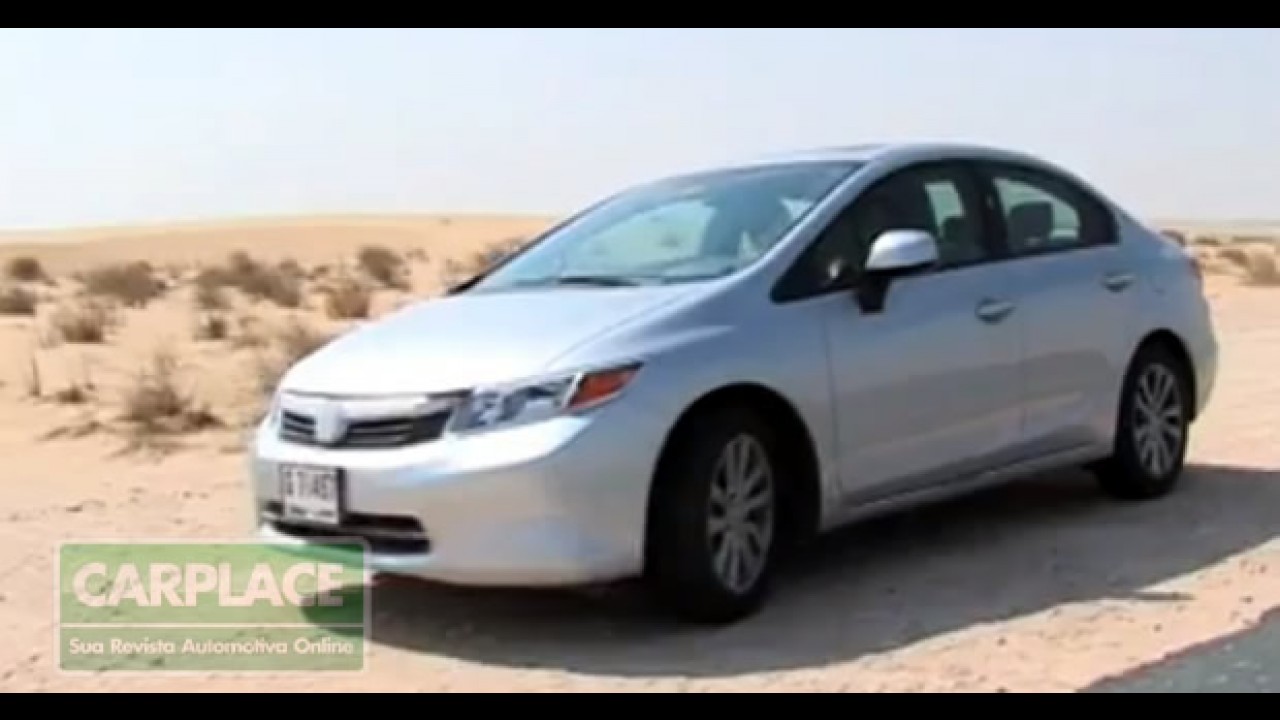 Novo Honda Civic 2012 é flagrado com pouco disfarce! Fotos e Vídeo