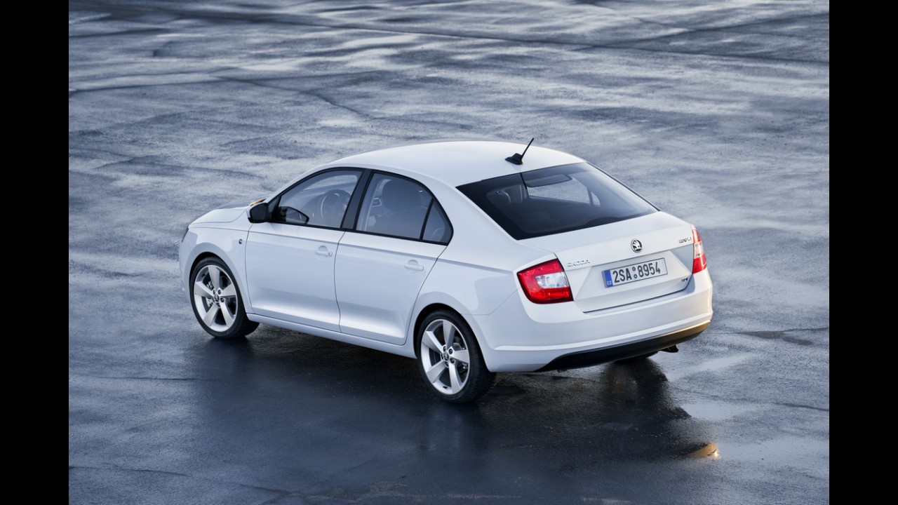 Skoda divulga primeiras informações e imagens oficiais do novo sedã Rapid