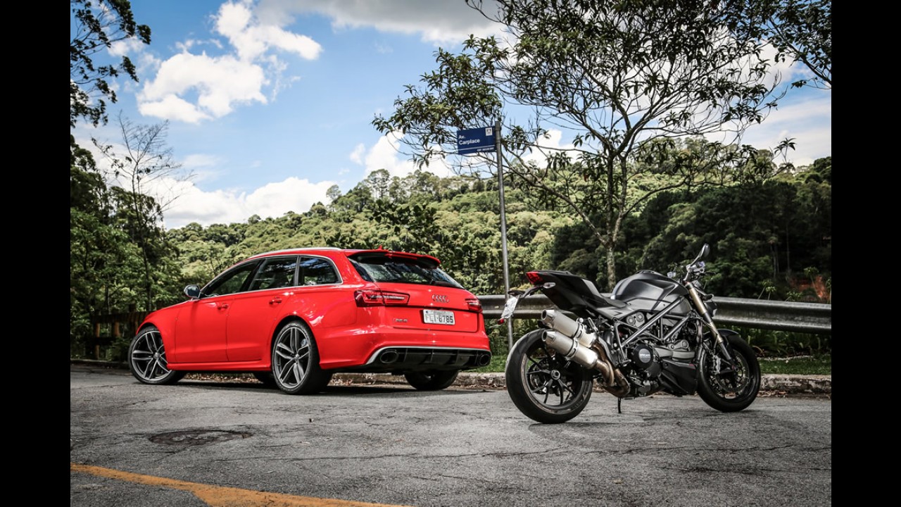 Teste CARPLACE: Audi RS6 e Ducati Streetfighter 848 - dinheiro traz velocidade
