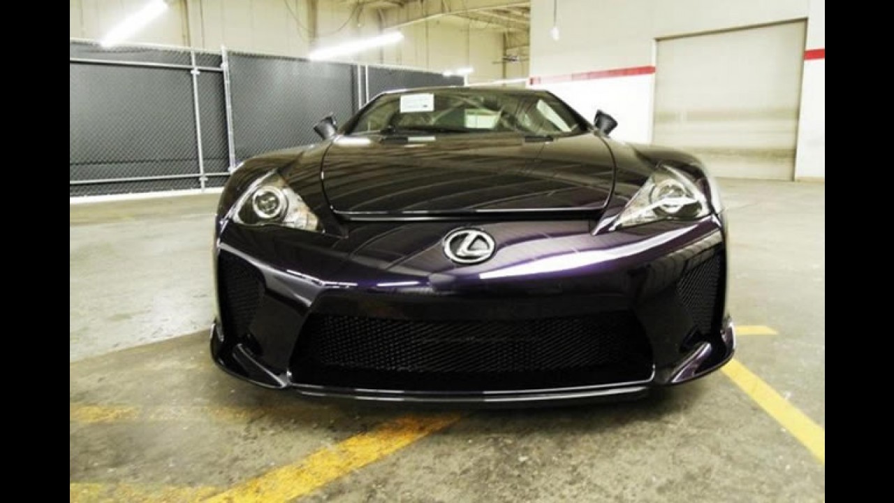 Filho único: Lexus mostra LFA Black Amethyst