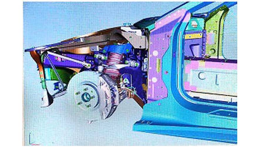 Leaked C8 Corvette CAD image