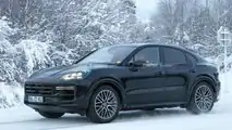Photo espion de la Porsche Cayenne Coupé 2024