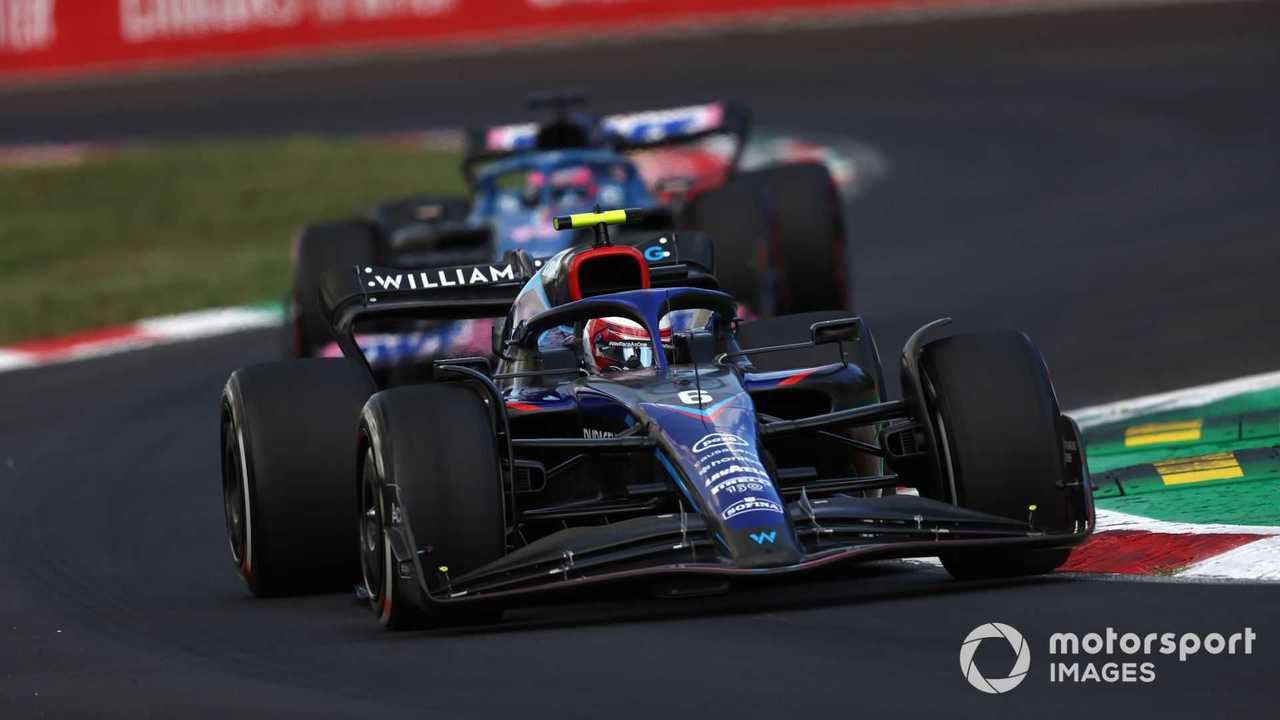 Nicholas Latifi at Italian GP 2022