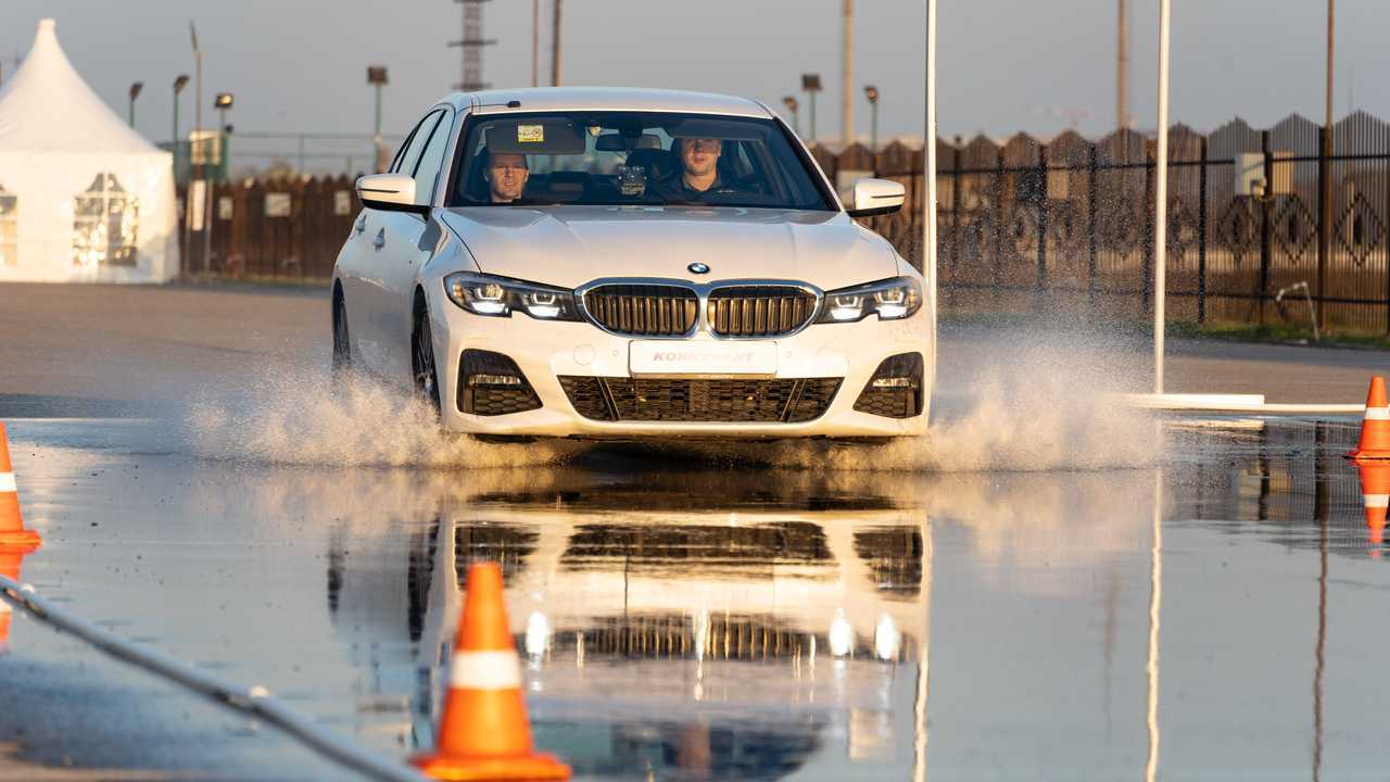 Michelin Pilot Sport 5, торможение на мокром асфальте