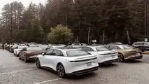 Foto - Lucid Air, la prima prova su strada