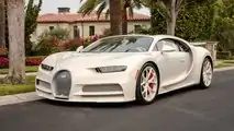 Bugatti Chiron habille par Hèrmes