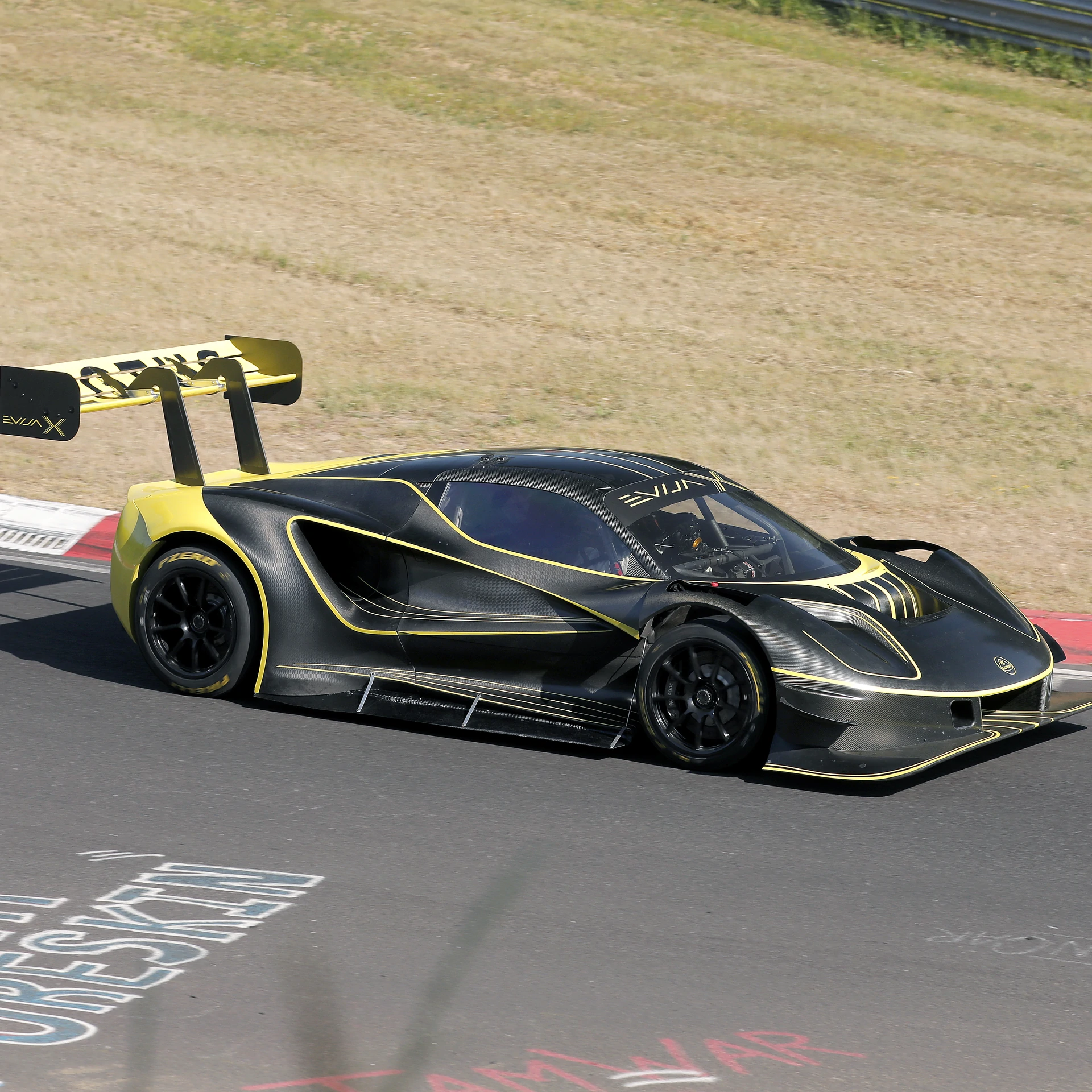 Lotus Evija X Prototype Testing On 'Ring As The 