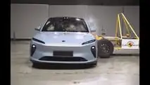 Nio ET5 im EuroNCAP-Crastest